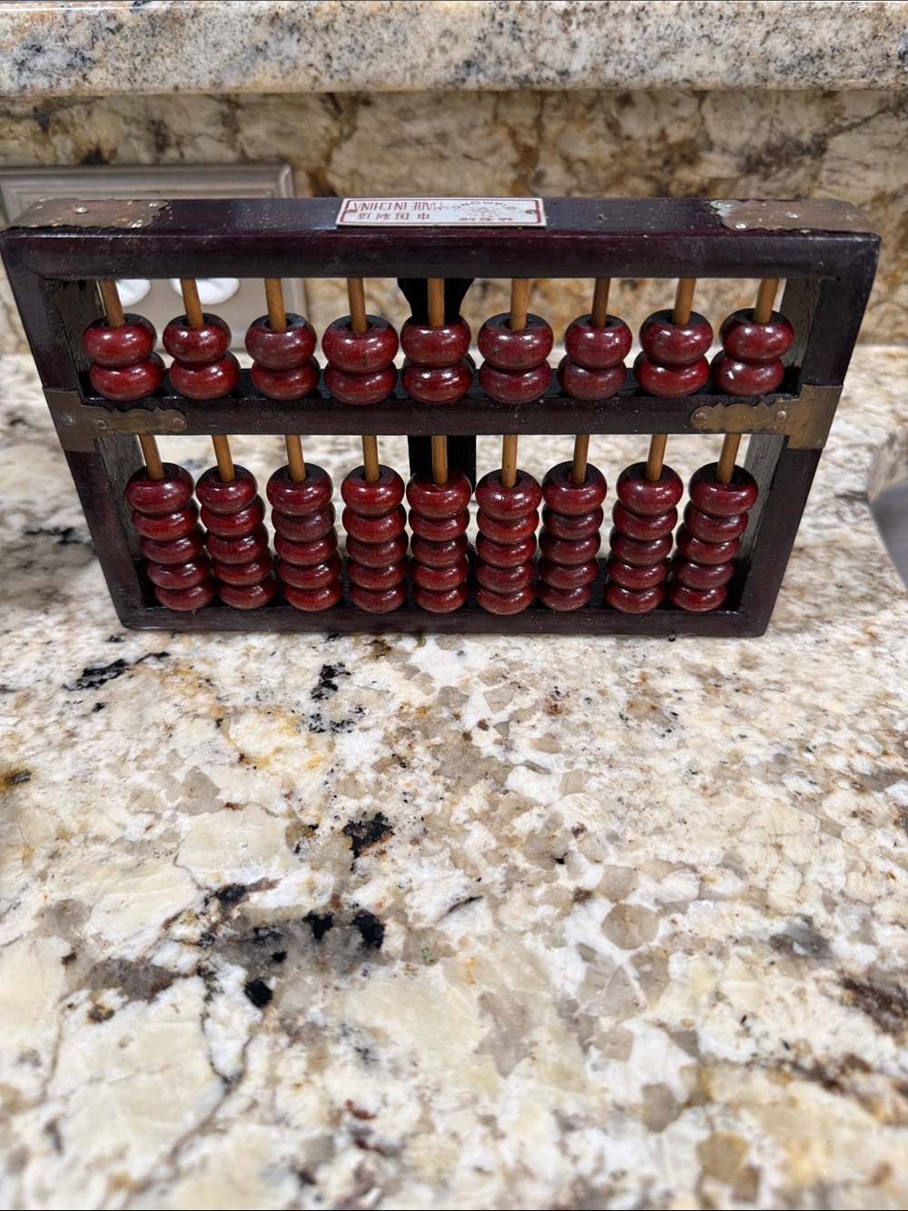 Vintage Diamond Brand Chinese Abacus